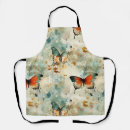 Search for butterfly pattern aprons Botanical