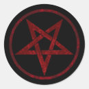 Search for pentagram stickers Red