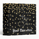 Search for confetti binders Gold glitter