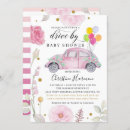 Search for parade baby shower invitations Watercolor flowers