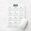 Recherche de mousepad calendrier tapis souris Annuel
