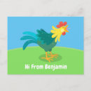 Search for cute rooster postcards Hen