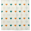 Search for valentines shower curtains Heart pattern
