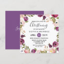Search for pretty christening invitations Botanical