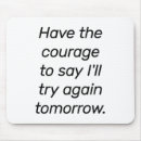 Recherche de citation courage tapis souris Inspirant