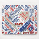 Recherche de blanc rouge tapis souris Typographie