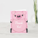 Search for pig thank you cards Baby