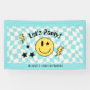 Search for blue birthday banners Retro