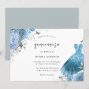 Search for blue and silver quinceanera invitations Dress