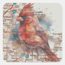 Search for cute birds stickers Cardinal
