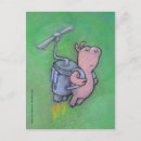 Search for when pigs fly postcards Flying