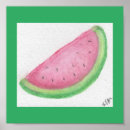 Recherche de tranches de pastèque posters Fruit