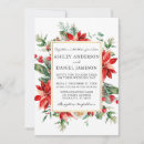Search for red gold christmas wedding invitations Vintage