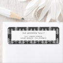 Search for rustic chic return address labels Red