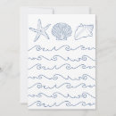 Search for beach baby boy shower invitations Blue
