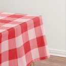 Search for red and white tablecloths Check