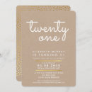 Search for kraft birthday invitations Modern