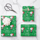 Search for peanuts christmas wrapping paper Santa claus