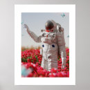 Recherche de monde imaginaire posters Rouge