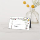 Search for wildflower place cards Rustic country