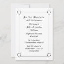 Search for black and white anniversary invitations Classy