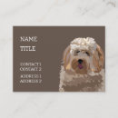 Search for dog breeder business cards Trendy