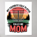 Search for golf posters Disc golfer