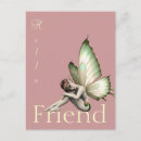 Search for faeries vertical postcards Girl