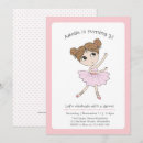 Search for dancer birthday invitations Girl