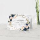 Search for marble thank you cards Navy blue