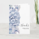 Search for blue hydrangea thank you cards White