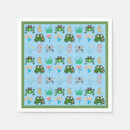 Search for frog napkins Illustration
