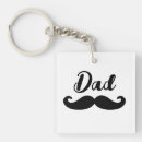 Search for mustache white keychains Black