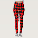 Search for black red diamond pattern clothing Harlequin