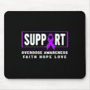 Search for substance mousepads Overdose awareness month