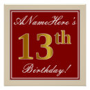 Search for 13th birthday posters 13 years old