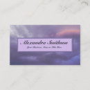 Search for cloud business cards Purple