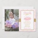 Search for ballet thank you cards Pink and gold