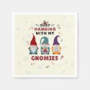 Search for christmas gnomes napkins Festive