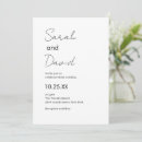 Search for text wedding invitations Minimalist