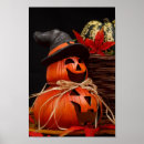 Recherche de visages de citrouille posters Citrouilles