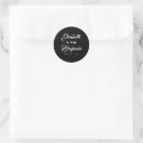 Search for customizeable wedding stickers Black