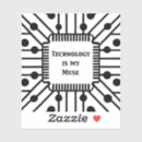 Search for tech geek stickers Technology