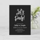 Recherche de société anniversaire invitations Noir