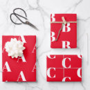 Search for red and white christmas wrapping paper Birthday