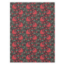 Search for red poppy tablecloths Pattern