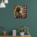 Search for black cats art Kitty