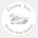 Search for elegant swan stickers Baby shower