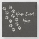 Search for paw print coasters Black