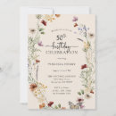 Search for summer 50th birthday invitations Watercolor floral